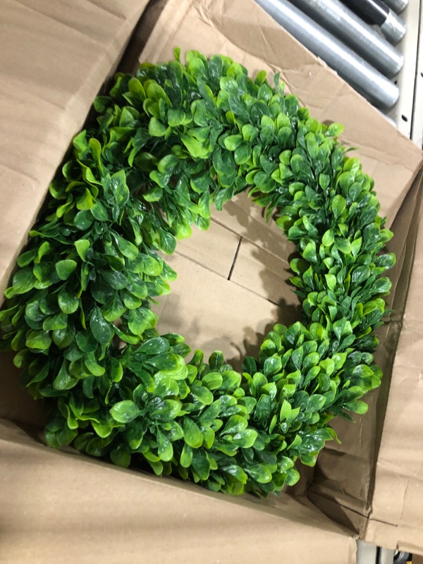Photo 1 of 3rd Street Inn Soft Touch Holly Wreath - Front Door Wreath - Greenery Wreath - Indoor/Outdoor Wreaths for Front Door - Farmhouse Wreath - Spring Wreath/Summer Wreath/Winter Wreath (16" / MD)
