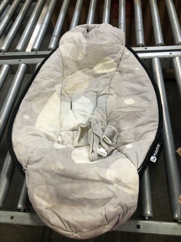 Photo 5 of *****The cloth piece is dirty******4moms MamaRoo Multi-Motion Baby Swing, Bluetooth Enabled with 5 Unique Motions, Grey
