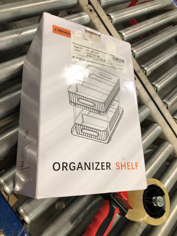 Photo 1 of 2 tier organizer shelf
