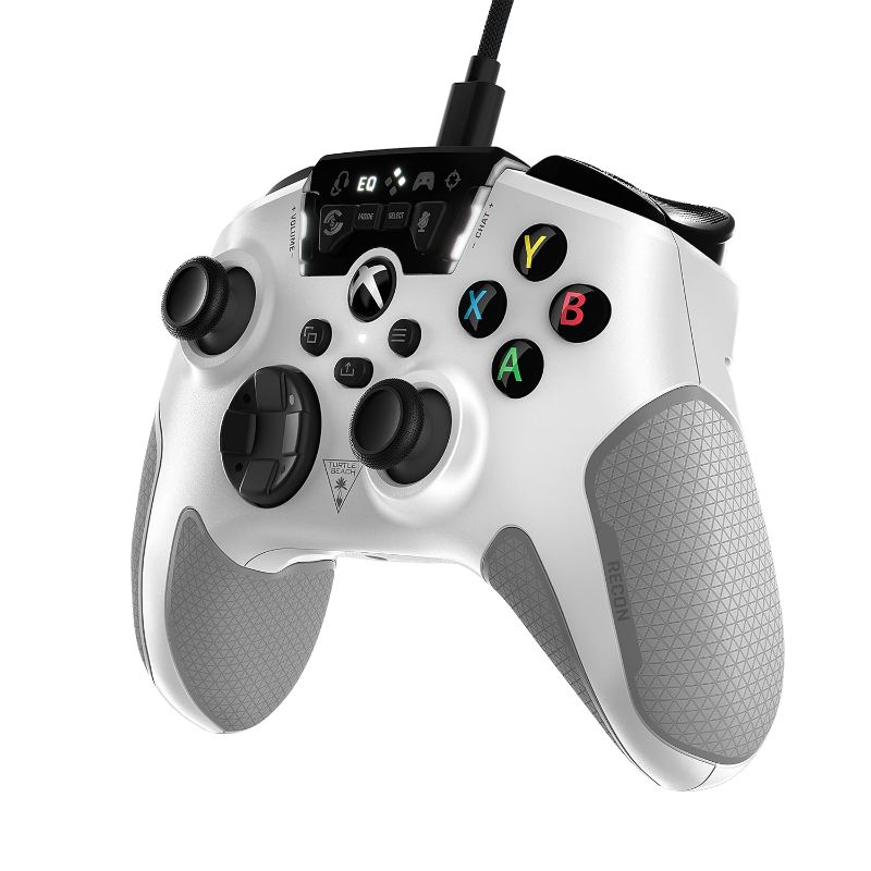 Photo 1 of Turtle Beach Recon Controller Wired Game Controller Officially Licensed for Xbox Series X, Xbox Series S, Xbox One & Windows - Audio Enhancements, Remappable Buttons, Superhuman Hearing – White
