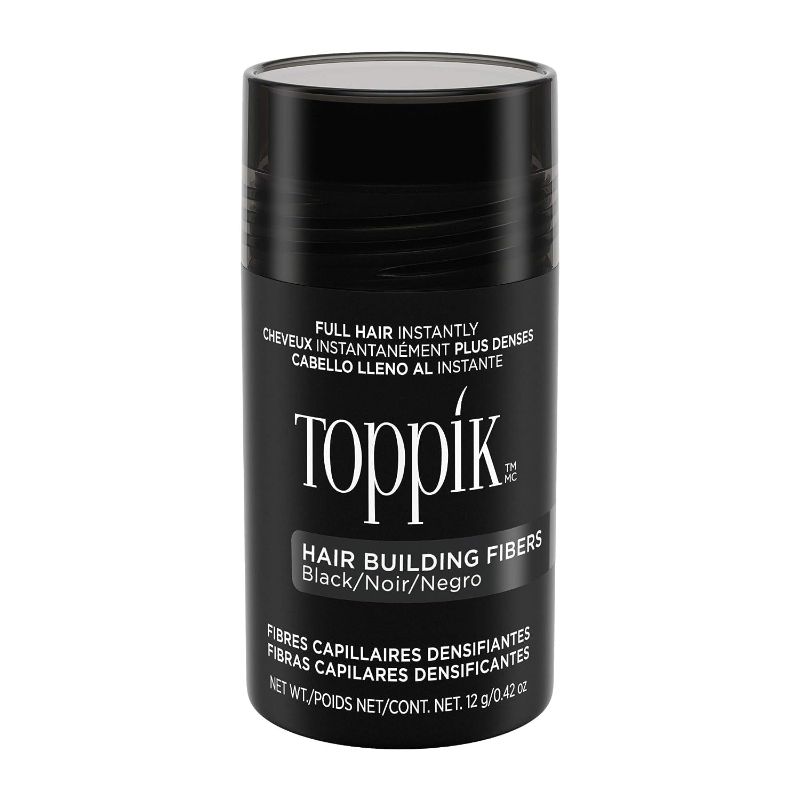 Photo 1 of Toppik Hair Building Fibers, 12g Fill In Fine or Thinning Hair Instantly Thicker, Fuller Looking Hair 9 Shades for Men & Women
