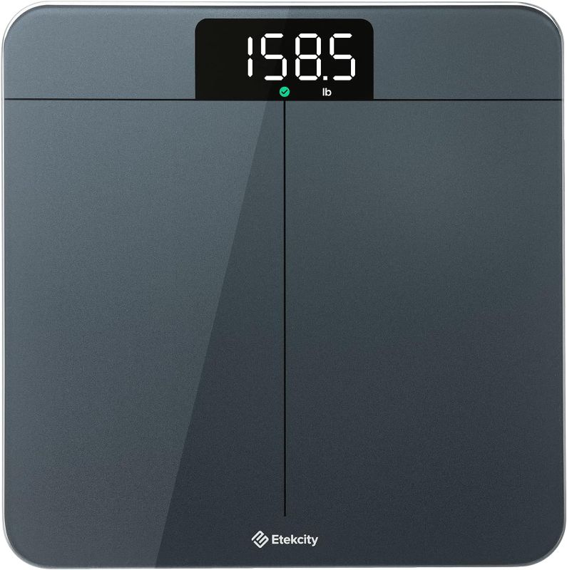 Photo 1 of Etekcity Scale for Body Weight, Digital Bathroom Scales for People, Most Accurate to 0.05lb, Bright LED Display & Large Clear Numbers, Upgraded Quality for the Elderly Safe Home Use, 400 lbs
