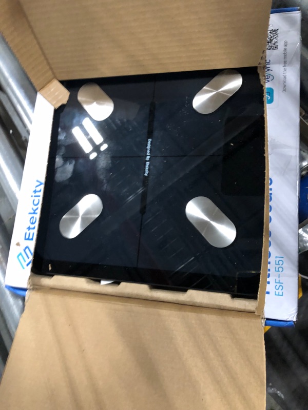 Photo 1 of Etekcity Scale for Body Weight, Digital Bathroom Scales for People, Most Accurate to 0.05lb, Bright LED Display & Large Clear Numbers, Upgraded Quality for the Elderly Safe Home Use, 400 lbs
