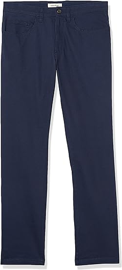 Photo 1 of Amazon Essentials Men's Slim-Fit 5-Pocket Comfort Stretch Chino Pant (Previously Goodthreads)
navy blue goodthreads 33wvx 30l