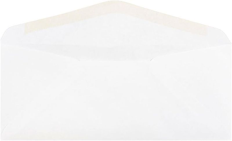 Photo 1 of JAM PAPER #11 Business Commercial Envelopes - 4 1/2 x 10 3/8 - White - Bulk 250/Box

