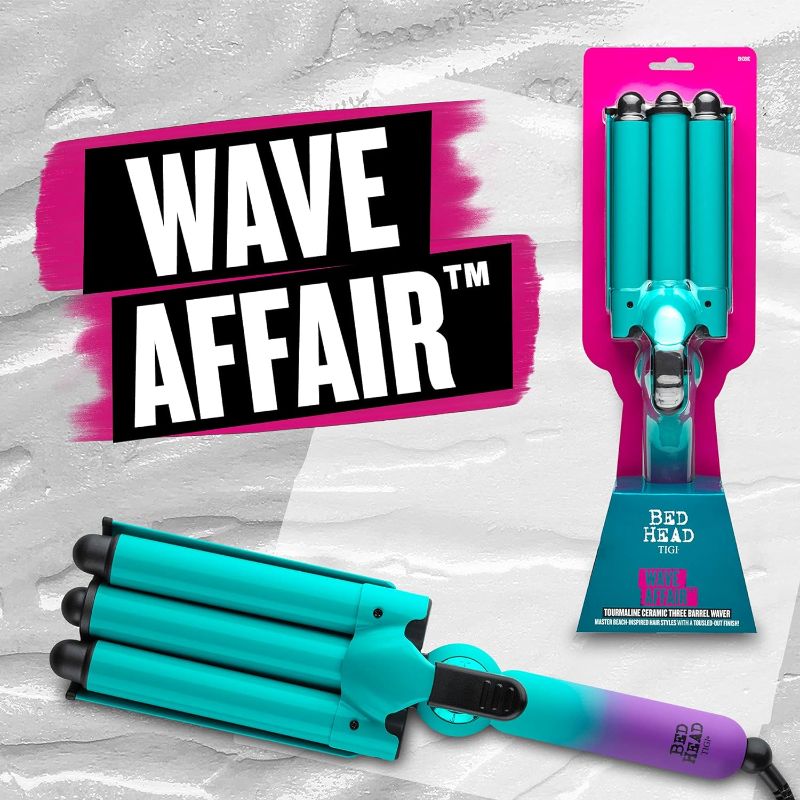 Photo 1 of Bed Head Wave Affair Jumbo 3 Barrel Hair Waver | Quick Styling and Serious Hold
