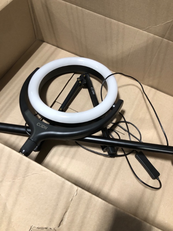 Photo 3 of 10.5'' Desk Ring Light with Stand 