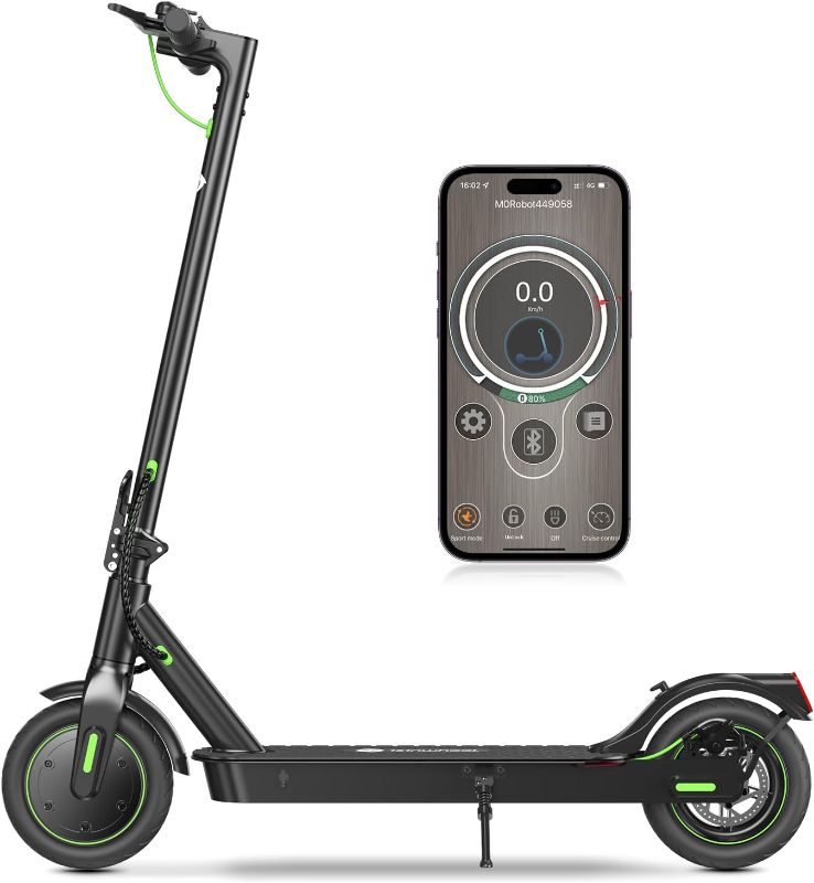 Photo 1 of isinwheel Electric Scooter 18-28 Miles Range,15/19/28MPH Top Speed, 350/500/800W Motor Cruise Control Electric Scooter Adults for Commute Dual Braking System E Scooter for Youth/Adult
