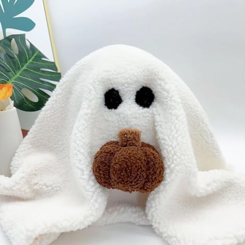 Photo 1 of bayyevpu 2023 Gus The Ghost with Pumpkin Pillow, Ghost Pillow with Pumpkin Plush for Halloween Decor, Ghost Shaped Pillow Halloween Christmas Thanksgiving Gift for Kids Boys Girls
