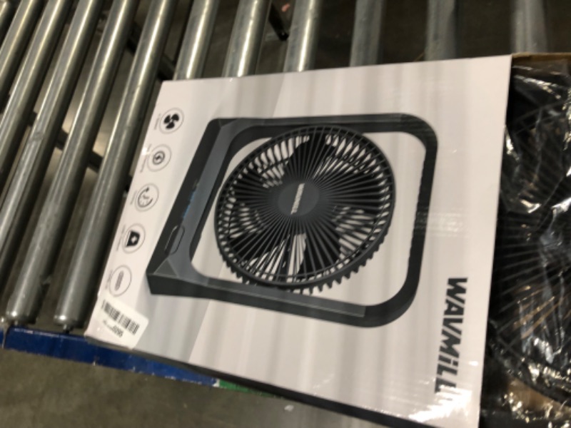 Photo 1 of 8-inch 10400mAh Battery Operated Fan(up to 28Hrs work time) - Portable Fan Rechargeable - USB Personal Desk Fan - Battery Powered Fan use for Bedroom, Desktop, Table, Office, Camping, and Outdoor Yellow