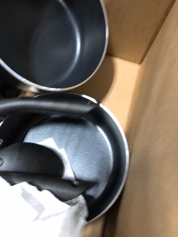 Photo 3 of 8-PC. Cookware Set - Black