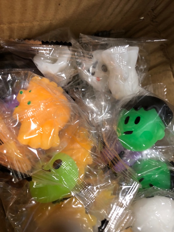 Photo 5 of Dioju  Halloween Mochi Squishy Toys, Halloween Party Favors Mini Kawaii Squishies Toy, Fidget Toys for Kids Boys Girls, Stress Relief Toy Bulk Halloween Treat Bags, Goodie Bag Stocking Stuffers