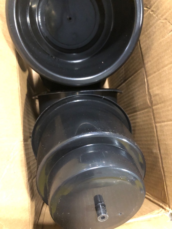 Photo 3 of Amarine Made (Set of 4) Black Recessed Drop in Plastic Cup Drink Can Holder with Drain for Boat Car Marine Rv - Black