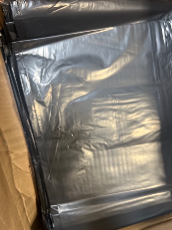Photo 1 of Aluf Plastics Heavy Duty 55 Gallon Trash Bags - (Value 50 Pack) - 1.5 MIL equivalent Industrial Strength Plastic 35" x 55" for 50-55 Gal Cans -Fits Toter, Rubbermaid Brute, Carlislie Bronco etc. Trash Bags 50 - 55 Gallon