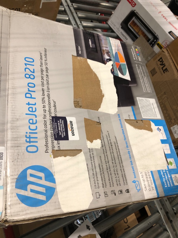 Photo 2 of HP OfficeJet Pro 8210 Wireless Color Printer (D9L64A) with and Instant Ink $5 Prepaid Code Printer + Instant Ink