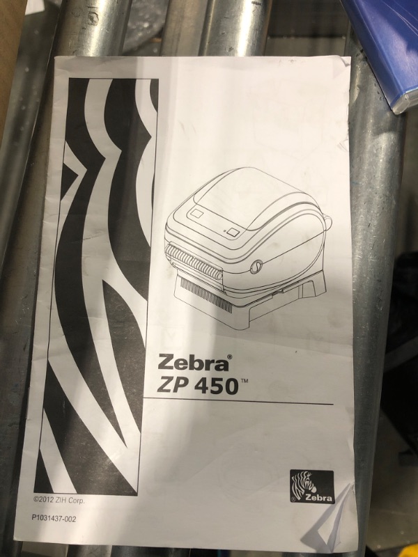 Photo 4 of Zebra ZP450 (ZP 450) Label Thermal Bar Code Printer | USB, Serial, and Parallel Connectivity 203 DPI Resolution | Made for UPS WorldShip | Includes Software
