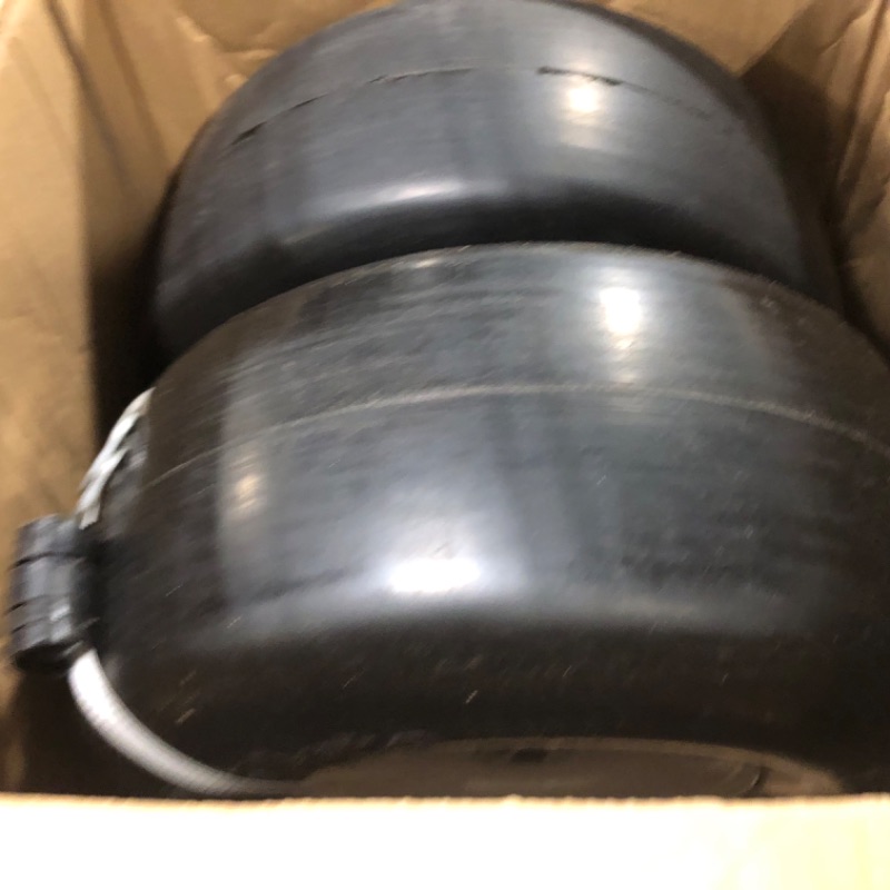 Photo 4 of 2 PCS Premium 13x5.00-6 Flat Free Tire and Wheel for Lawn Mowers & Zero Turn Mowers, with 3/4" & 5/8" Grease Bushing and 3.25"-5.9" Centered Hub, Solution for Commercial Grade Lawns, and Garden Turf
