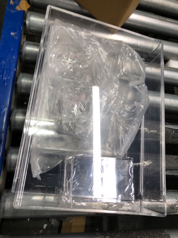 Photo 1 of 6 Pieces Clear Acrylic Desk Organizers and Accessories Set Office Supplies Organization 2 Stackable Paper File Organizers Acrylic File Organizer 1 Letter Tray 3 Pen Holder for Office School Classroom
