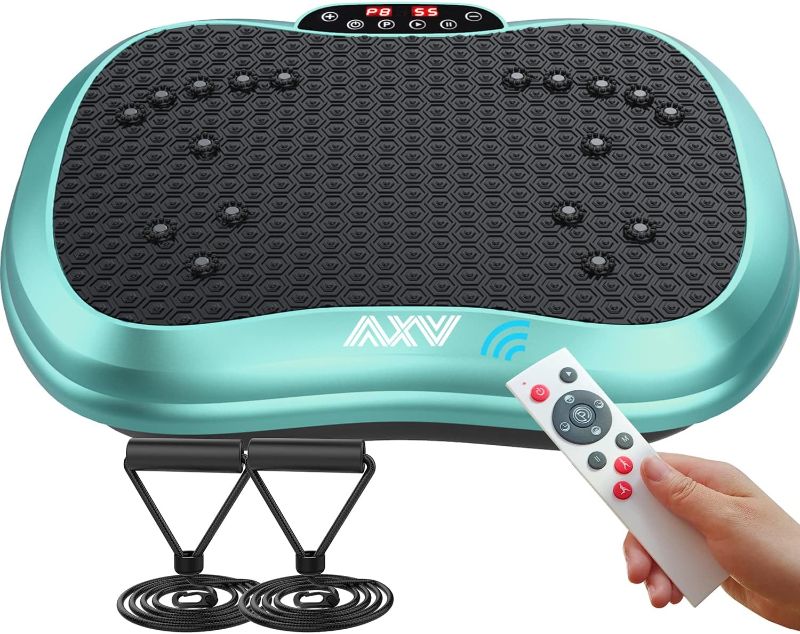 Photo 1 of AXV Vibration Plate Exercise Machine Whole Body Workout Vibrate Fitness Platform Lymphatic Drainage Machine for Weight Loss Shaping Toning Wellness Home Gyms Workout