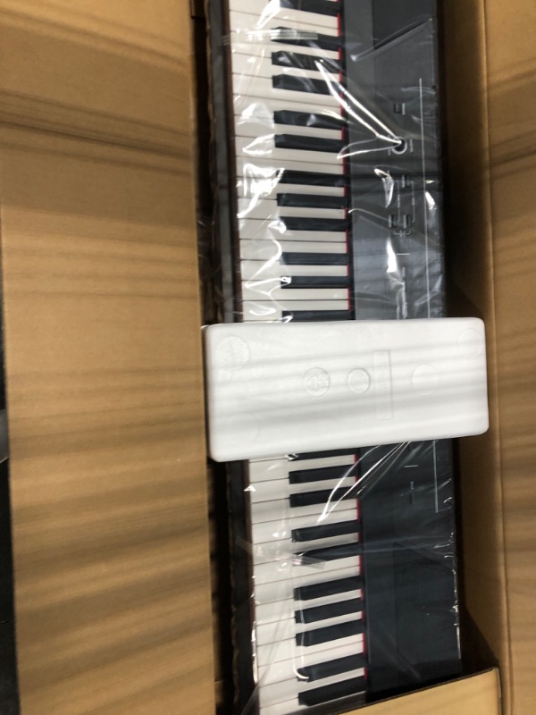 Photo 3 of Alesis Recital – 88 Key Digital Piano Keyboard with Semi Weighted Keys, 2x20W Speakers, 5 Voices, Split, Layer and Lesson Mode, FX and Piano Lessons Recital Piano Only