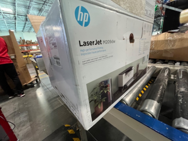 Photo 4 of HP LaserJet M209dw Wireless Monochrome Printer with built-in Ethernet & fast 2-sided printing, Instant Ink ready (6GW62F) Gray