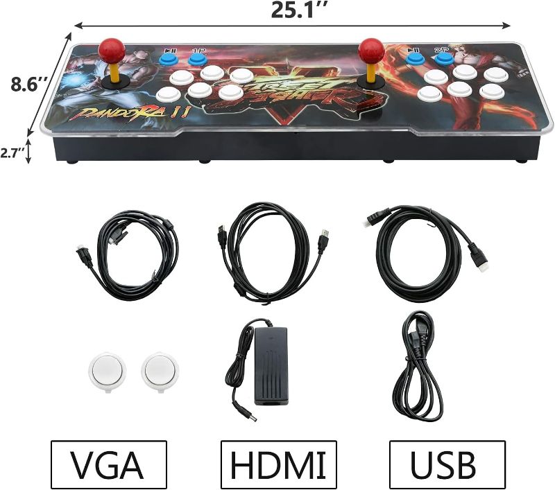 Photo 1 of 5000 Games in 1 Arcade Game Console ,Pandora Treasure 3D Double Stick,5000 Classic Arcade Game,Search Games, Support 3D 