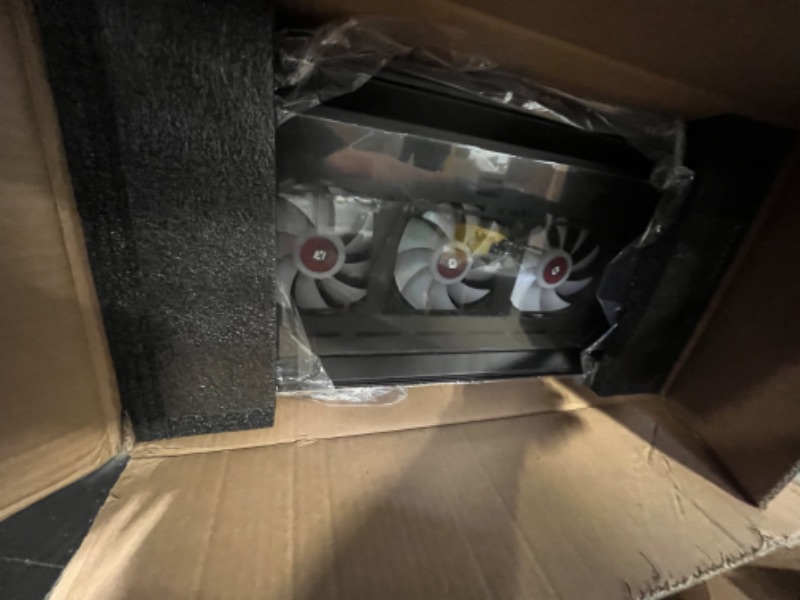 Photo 1 of KEDIERS PC Case - C700 E-ATX Tower 3*Tempered Glass Gaming Computer Case with 10 ARGB Fans black