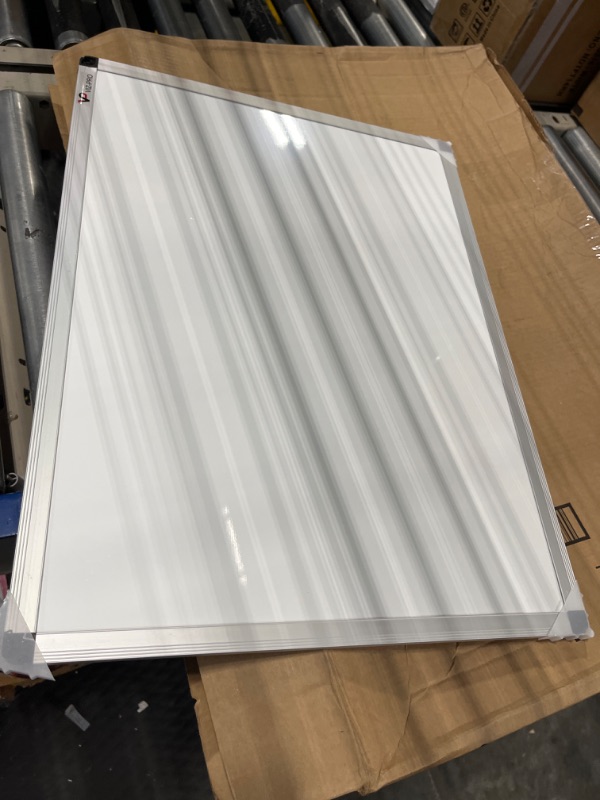 Photo 3 of VIZ-PRO Magnetic Dry Erase Board, 24 X 18 Inches, Silver Aluminium Frame