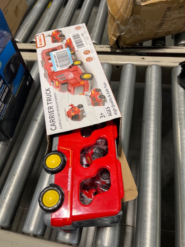 Photo 2 of Bennol Toddler Trucks Toys for Boys Age 1-3 3-5, 5 in 1 Fire Car Truck for Toddlers Boys Girls 1 2 3 4 5 6 Years Old, Toddler Boy Toys Christmas Birthday Gift Car Sets with Light Sound FIRE TRUCKS