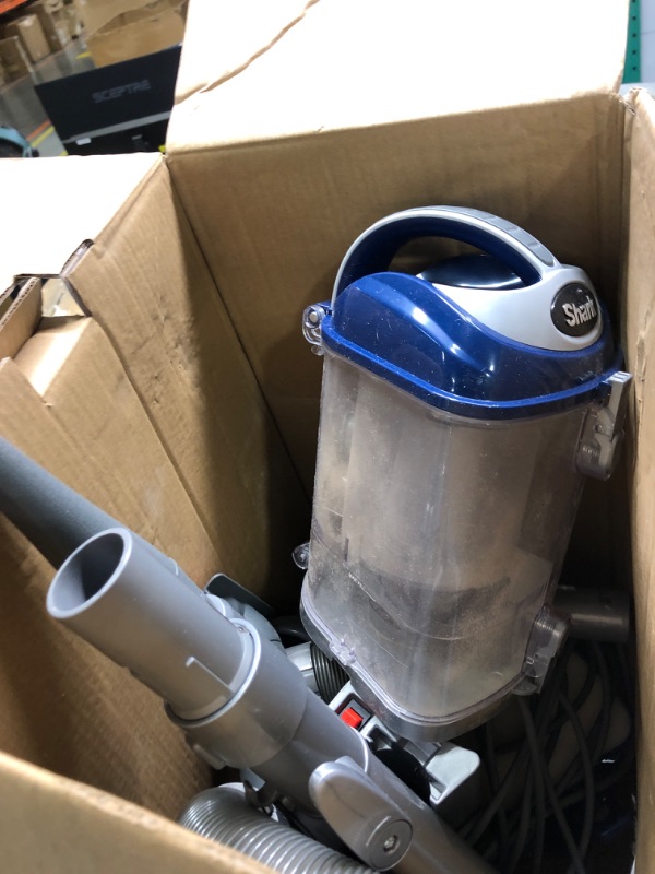 Photo 3 of Shark NV360 Navigator Lift-Away Deluxe Upright Vacuum with Large Dust Cup Capacity, HEPA Filter, Swivel Steering, Upholstery Tool & Crevice Tool, Blue