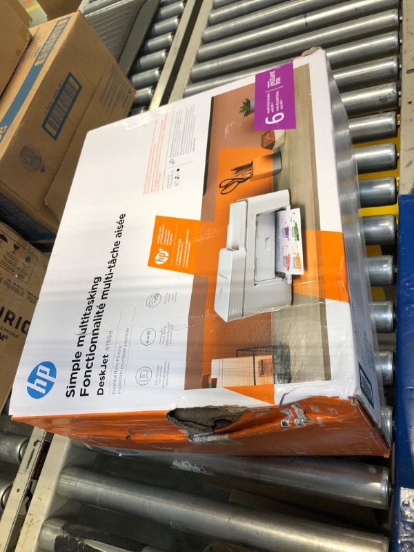 Photo 2 of HP DeskJet 4155e Wireless Color All-in-One Printer & 67XL Tri-Color High-Yield Ink Cartridge | 3YM58AN & 67XL Black High-Yield Ink Cartridge | 3YM57AN Printer + Tri-color Ink + Black Ink