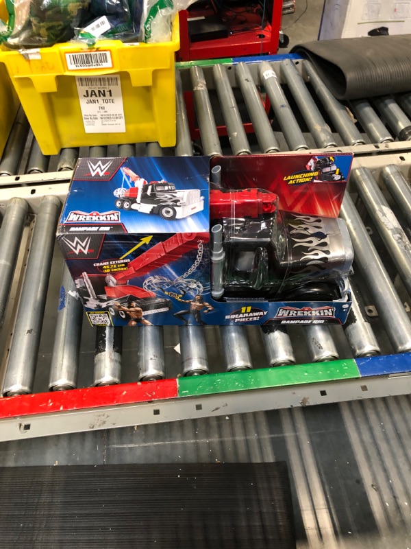 Photo 2 of WWE Toys Wrekkin Rampage Rig Toy Truck with Rolling Wheels, Ladder, & 11+ Breakaway Parts Gifts for Kids and Collectors