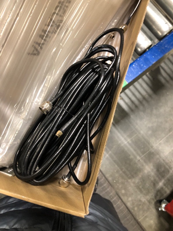 Photo 1 of Nelawya 5G 4G LTE Log Periodic Cellular Antenna Outdoor High Gain 7-12 dBi External MIMO Directional Antenna with 10 Metre Low Loss Cable Compatible with 5G 3G 4G LTE Router Modem TS9 SMA CRC9 Adapter 5G White