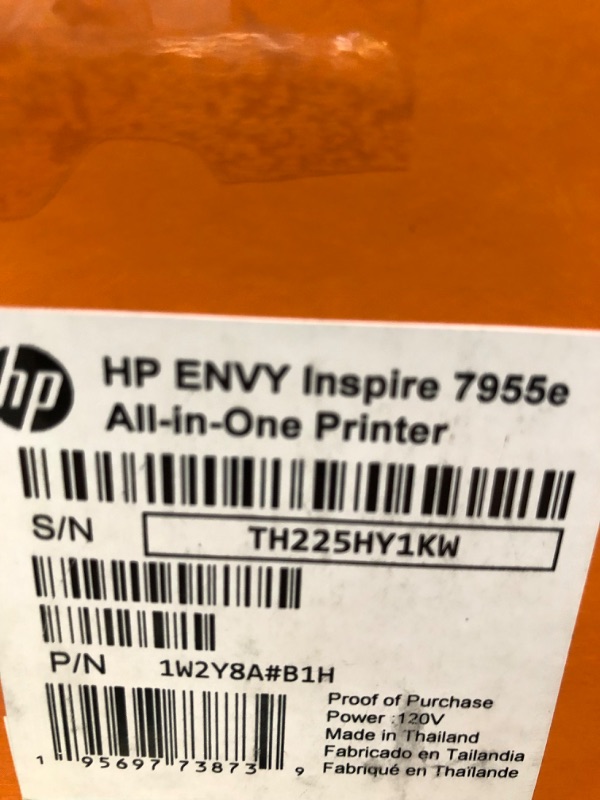 Photo 1 of HP Envy Inspire 7955e Wireless Color All-in-One Printer