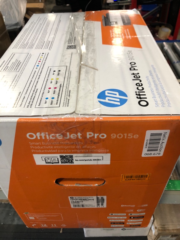 Photo 2 of HP OfficeJet Pro 9015e Wireless Color All-in-One Printer with bonus 6 months Instant ink with HP+ (1G5L3A),Gray