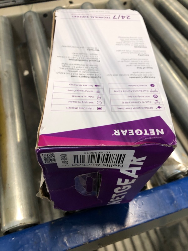 Photo 1 of NETGEAR Wi-Fi Range Extender EX6120 - Coverage Up to 1500 Sq Ft and 25 Devices with AC1200 Dual Band Wireless Signal Booster & Repeater (Up to 1200Mbps Speed), and Compact Wall Plug Design WiFi Extender AC1200