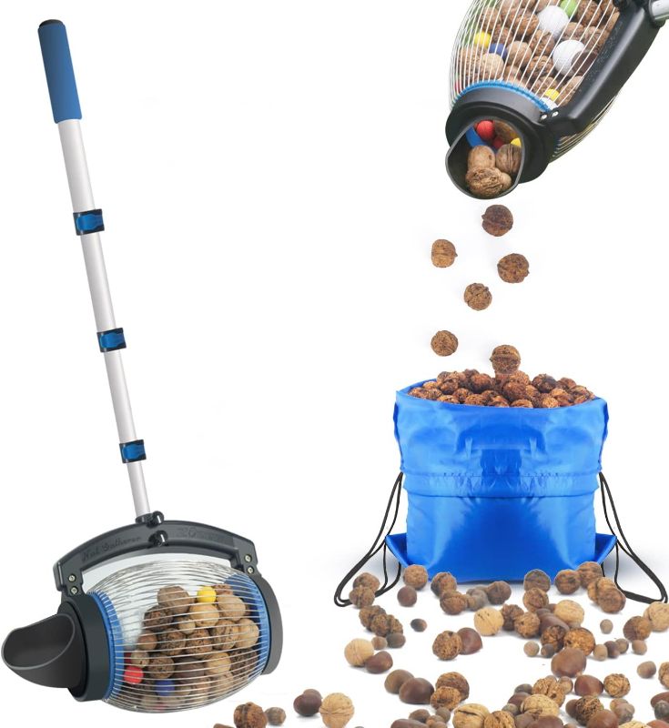 Photo 1 of 
Zozen Nut Gatherer, Walnut Picker Upper Roller, Pecan Picker Upper - Directly Dump Outlet | Apply to Walnut, Pecan, Hickory, Chestnuts, Buckeyes, Nerf Balls