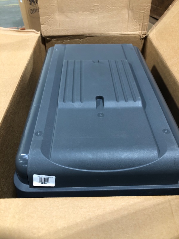 Photo 1 of Aspen Pet Porter 32 Inch Hard Sided Travel Crate Carrier Kennel, Black and Gray