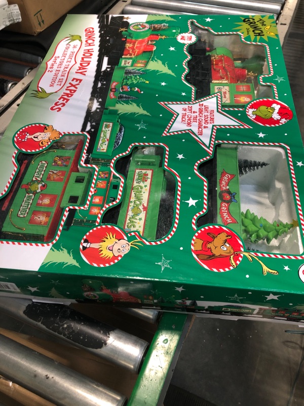 Photo 1 of Dr Seuss How The Grinch Stole Christmas Train Set by Wondapop, Play Set for Indoor Tree Decoration and Holiday Home Décor