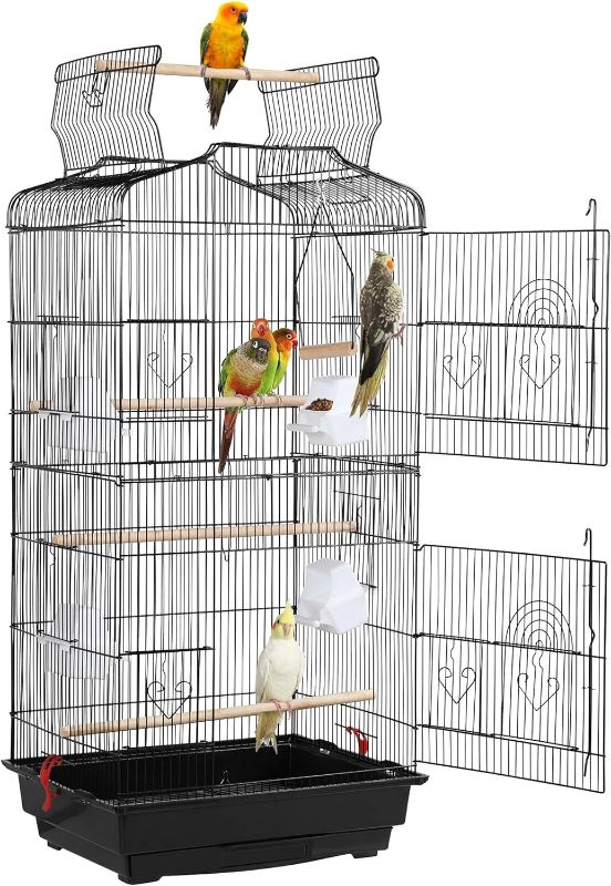 Photo 1 of ***FOR PARTS ONLY***

Yaheetech 41-inch Open Top Medium Bird Cages for Parakeets Finches Canaries Lovebirds Small Quaker Parrots Cockatiels Budgie Green Cheek Conure Travel Pet Flight Birdcage