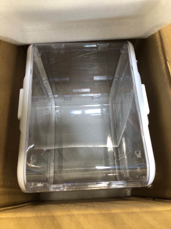 Photo 1 of Display case for Figures, Doll Display Box, Double Door Display Box with Light Strip, POP Mart, Lego, Pokémon, Angel Baby Showcase Ivory
