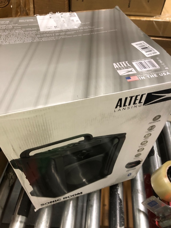 Photo 2 of ******Speaker does not work properly*****Altec Lansing Sonic Boom - Waterproof Bluetooth Speaker with Phone Charger, IP67 Outdoor Speaker, 3 USB Charging Ports, 50 Foot Range & 20 Hours Battery Life