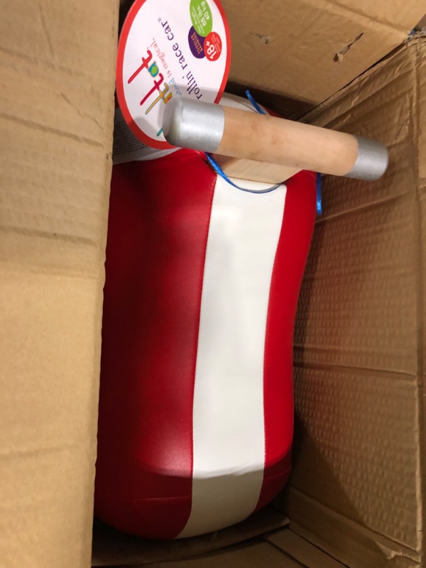 Photo 1 of Battat Toys – Wooden Ride-on – Wood Handle & Soft Body – Safe & Sturdy – Active Play – Rollin’ Race Car – 18 Months +