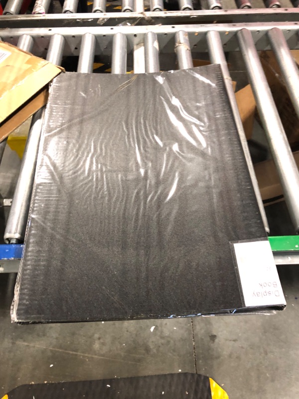 Photo 3 of Folder with Plastic Sleeves 2 Packs 12"x18" Black Portfolio Folder for Artwork Display Book 30 Pockets 60 Page Capacity 12×18 2