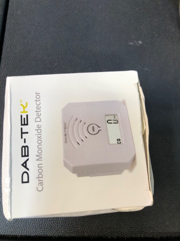 Photo 2 of DAB-TEK Carbon Monoxide Detector. This CO Detector complies with UL2034 & can be Used as a Portable Carbon Monoxide Detector/Travel Carbon Monoxide Detector Battery Powered (1-Pack)