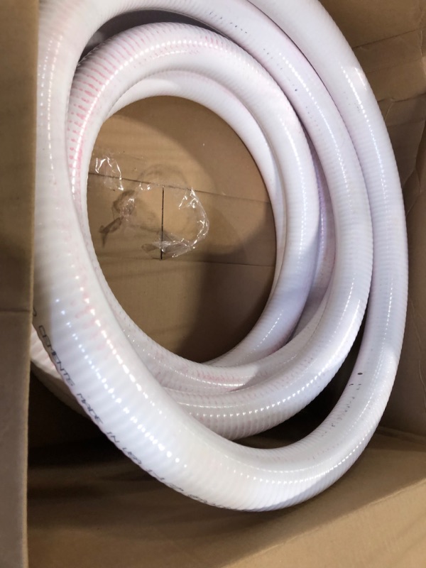 Photo 3 of 1.5" Inch Diameter Flexible PVC Hose | Flexible Pipe White Schedule 40 PVC | Perfect for Plumbing Filtration Systems