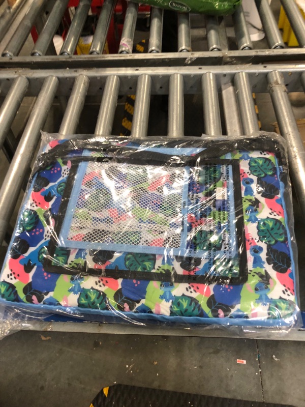 Photo 1 of Disney Baby by J.L. Childress 3-in-1 Travel Tray & iPad Tablet Holder, Car Seat Lap Tray for Toddlers & Kids, Stitch