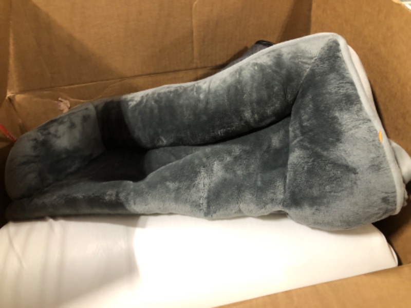 Photo 1 of Bedsure Orthopedic Dog Bed, Bolster Dog Beds for Medium/Large/Extra Large Dogs - Foam Sofa with Removable Washable Cover, Waterproof Lining and Nonskid Bottom Couch S?28x23x7"? Grey