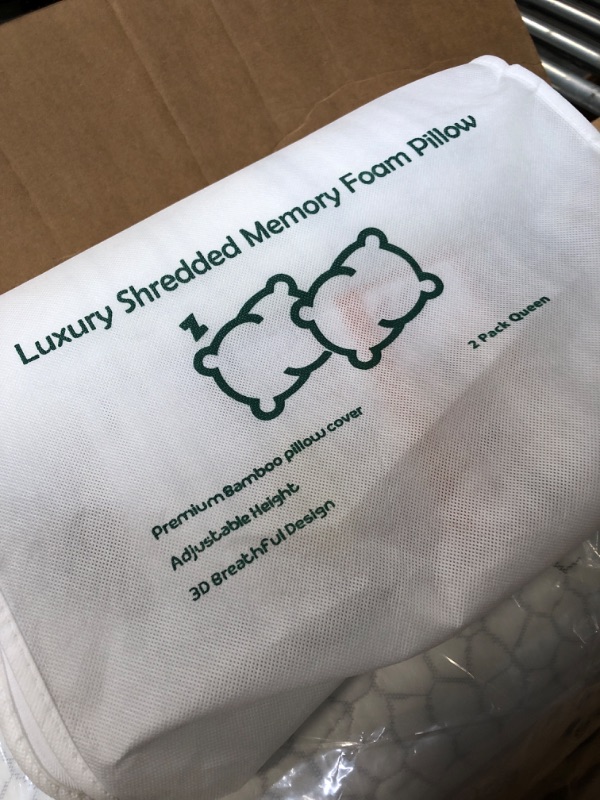 Photo 3 of 2 Luxury Shredded Memory Foam Pillow