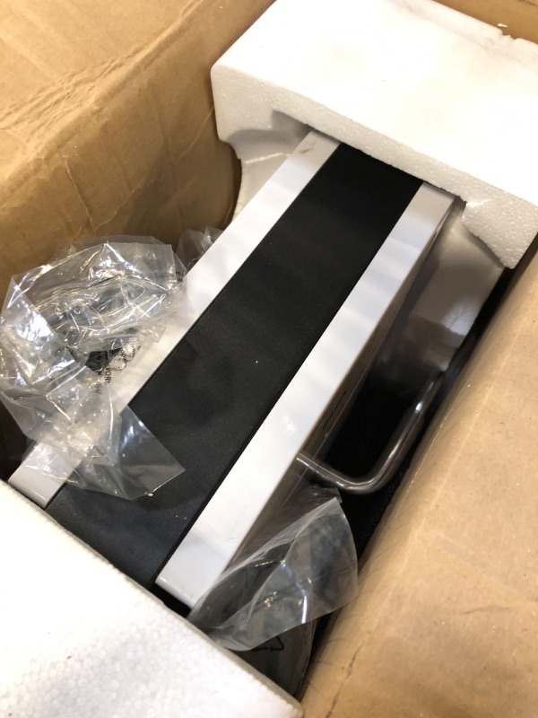 Photo 1 of Icedeer Under Desk Bike Pedal Exerciser - Portable Mini Exercise Bike Desk Cycle for Legs/Arms Exercise, Foot Pedal Exerciser for Seniors with LCD Screen Display White